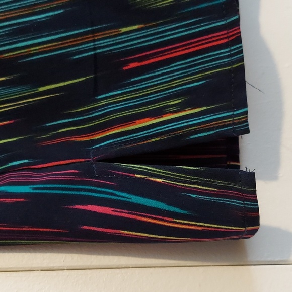 Maggie Barnes for Catherines Colorful Striped Buttoned Shirt Size 3X 26W/28W - Picture 13 of 16